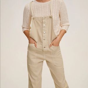 Mango Long Denim Dungarees